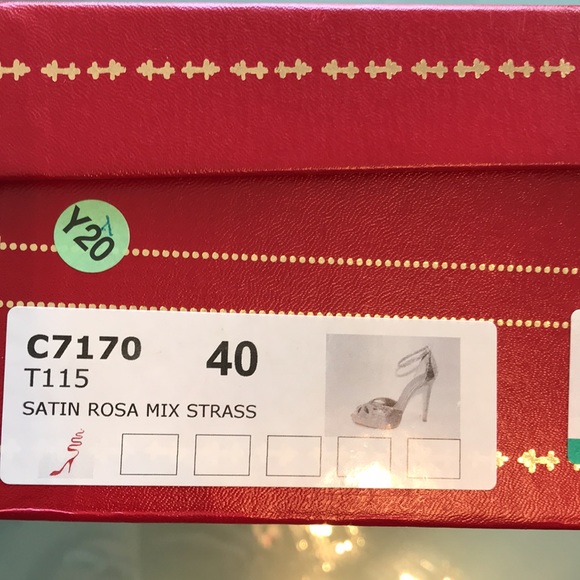 Rene caovilla Sandals size 40 pink orange Crystals - Picture 9 of 9